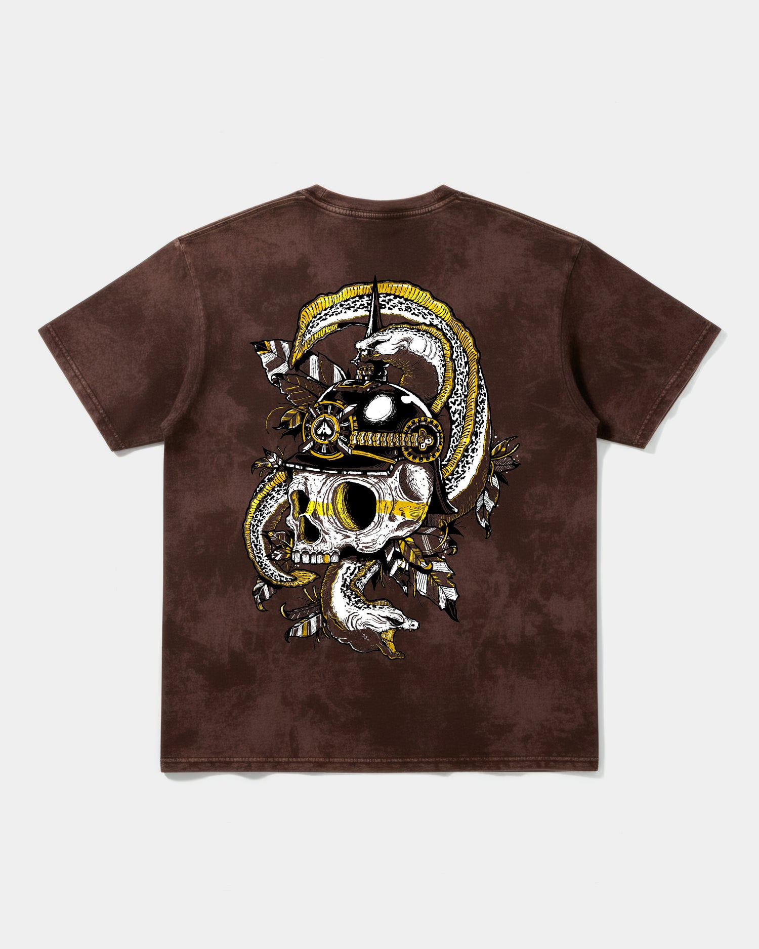 Camiseta Sea Soldier Big Back Oversize Acid Marron