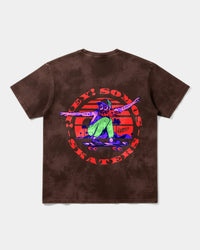 Camiseta Somos Skater Pocket Front Oversize Acid Marron