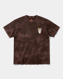 Camiseta Iluminati Hand Pocket Front Oversize Acid Marron