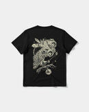 Camiseta Magic Owl Big Back Regular Basic Negro