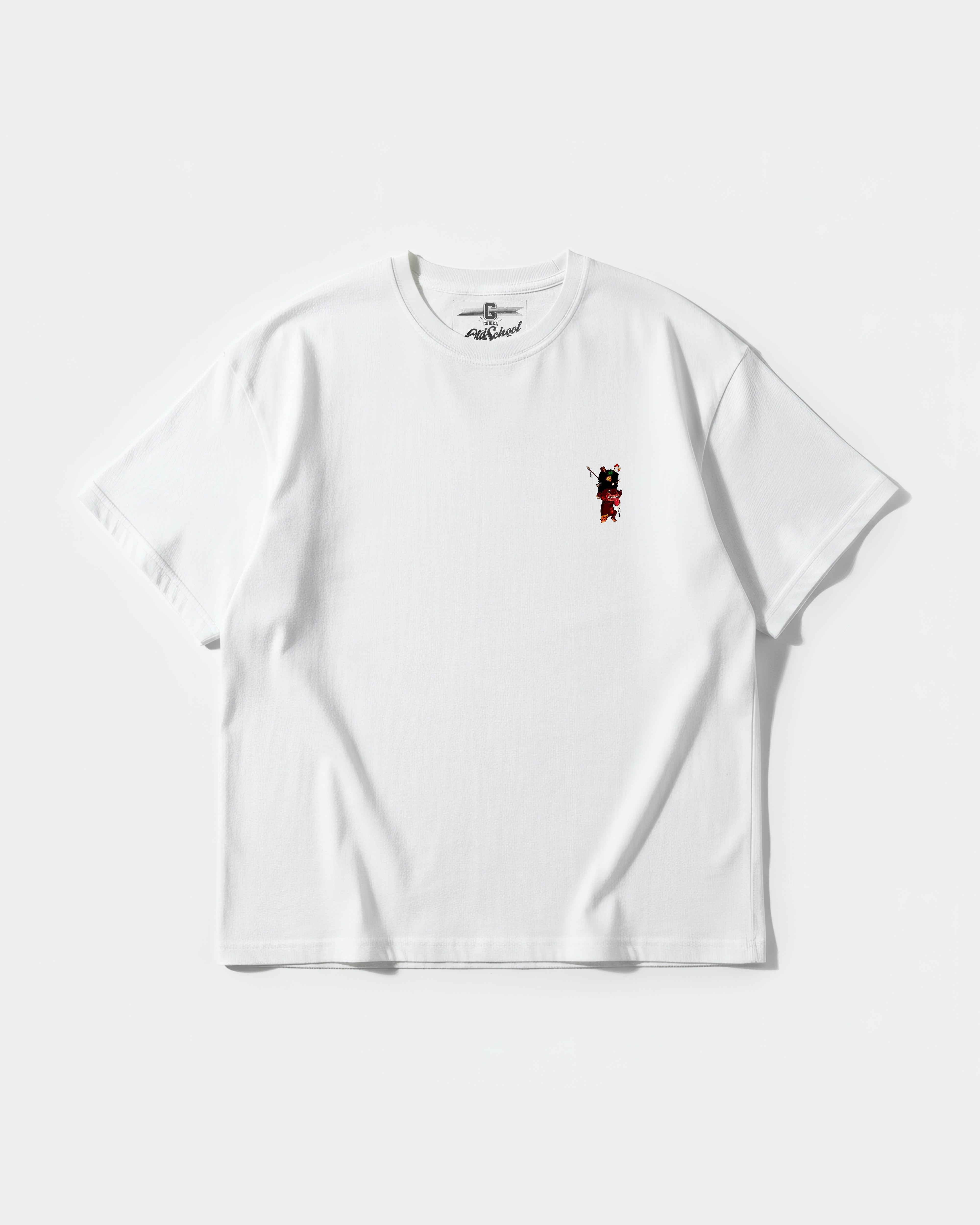 Ungaunga Tongue Pocket Front Oversize Basic T-shirt