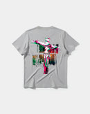 Camiseta Cristo Big Back Regular Basic Gris