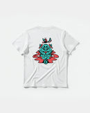 Camiseta Oso Con Gorro Big Back Regular Basic Blanco