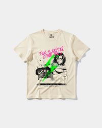 Camiseta Sexy Bitch Big Front Regular Basic Beige