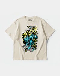 Camiseta Hopes Big Front Oversize Basic Beige