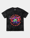 Camiseta Somos Skaters Big Front Oversize Acid Negro