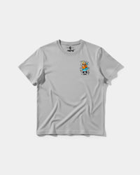Camiseta Tio Sam White Big Front Regular Basic Gris