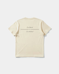 Camiseta Piensa Mas Big Back Regular Basic Beige
