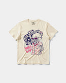 Camiseta Tropical Sound Big Front Regular Basic Beige