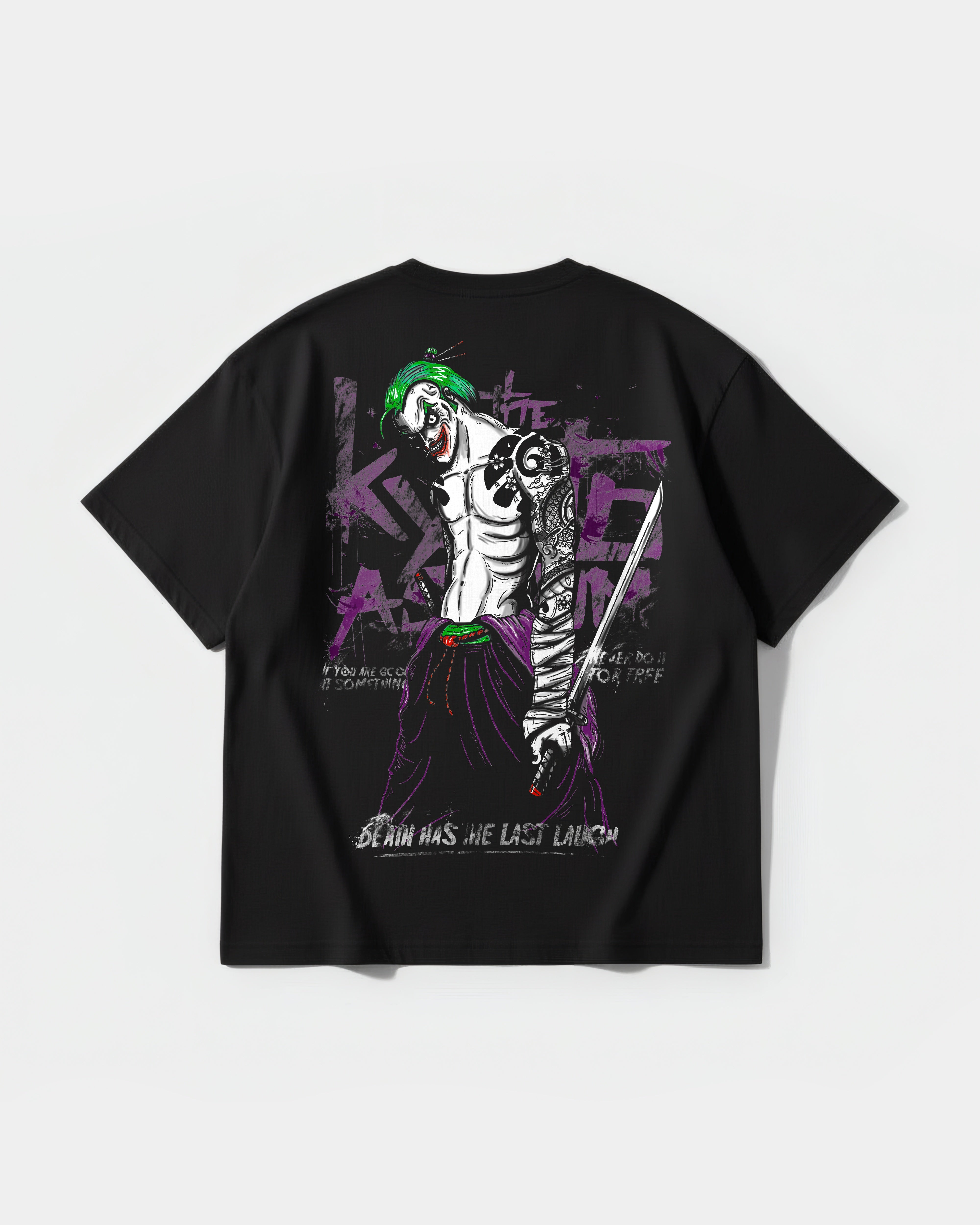 Camiseta Joker Yakuza Big Back Oversize Basic