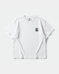 Camiseta Crazy Paloma Pocket Front Oversize Basic Blanco