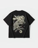 Camiseta Magic Owl Big Back Oversize Basic Negro