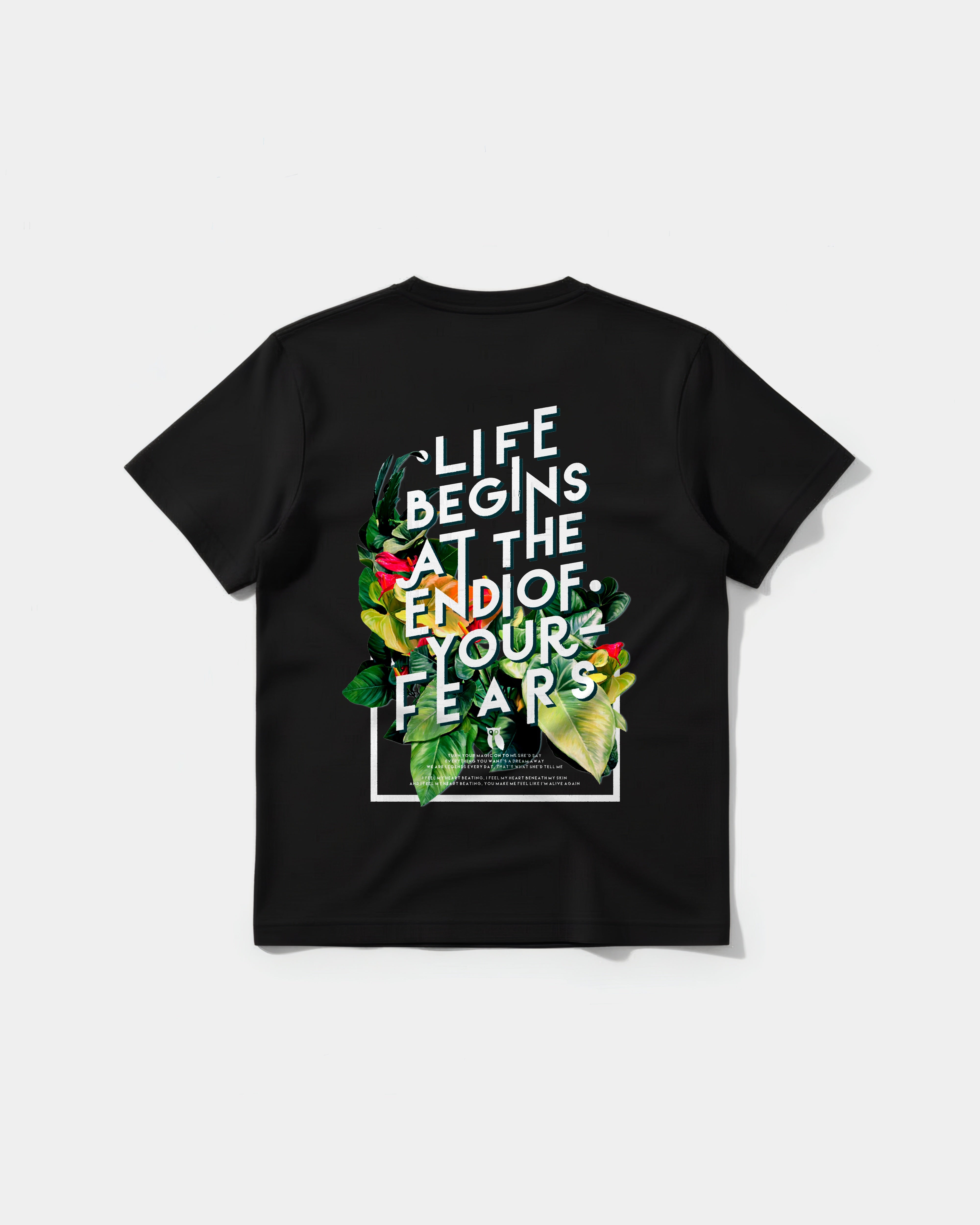 Camiseta Life Begins Big Back Regular Basic
