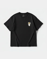 Camiseta Iluminati Hand Pocket Front Oversize Basic Negro