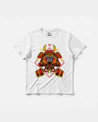 Camiseta Gorilla Samurai Big Front Regular Basic Blanco