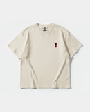 Camiseta Ungaunga Lengua Pocket Front Oversize Basic Beige