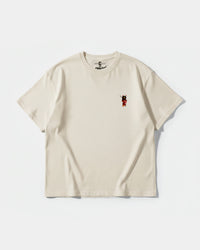 Camiseta Ungaunga Lengua Pocket Front Oversize Basic Beige