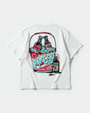 Camiseta Fresh Drink Big Back Oversize Basic Blanco