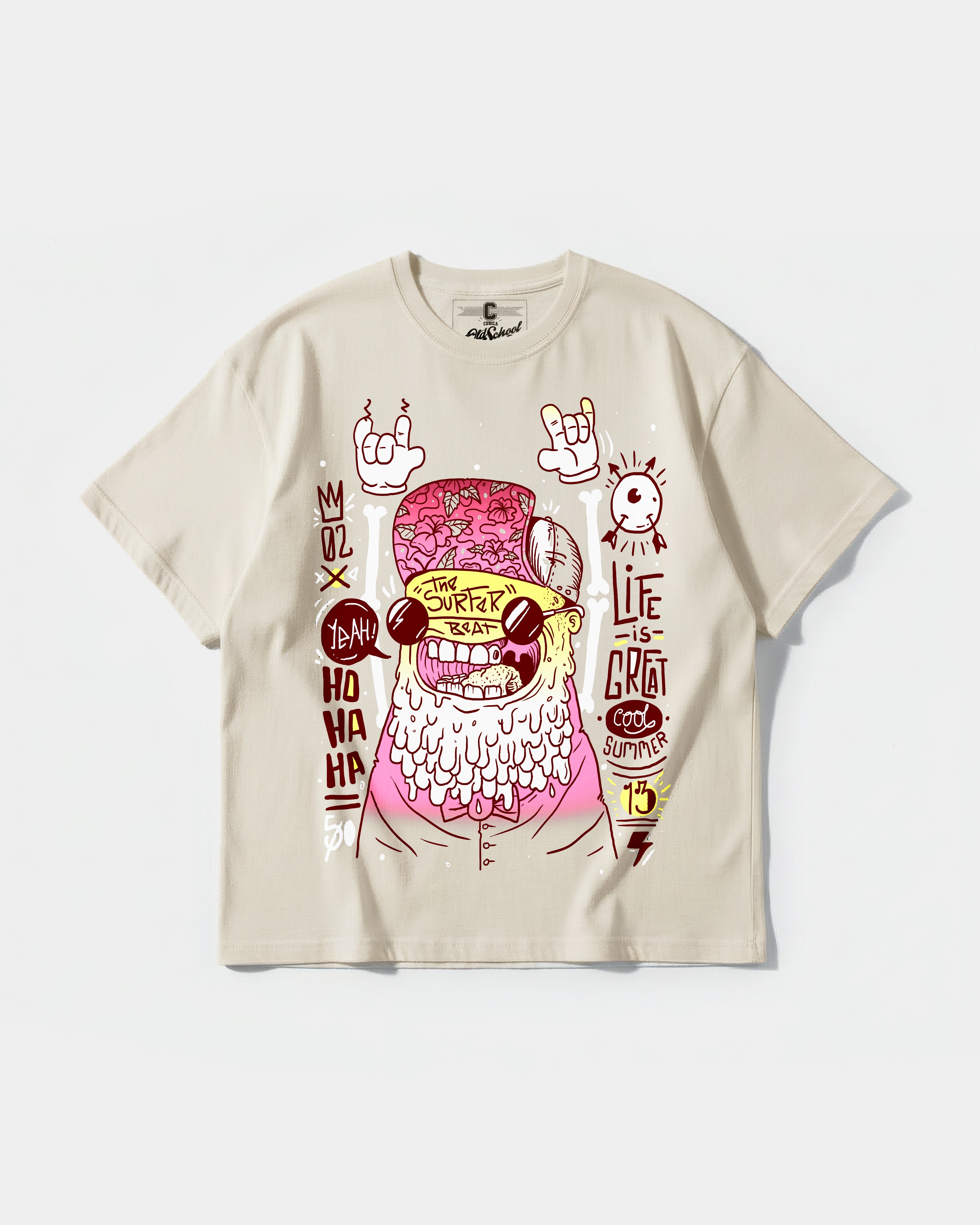 Camiseta The Surfer Beat Big Front Oversize Basic