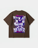 Camiseta Warrior Big Back Oversize Basic Marron