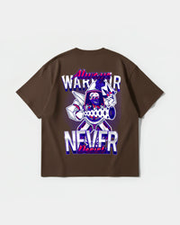 Camiseta Warrior Big Back Oversize Basic Marron