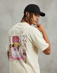 Modelo mide 1,82m y usa talla L