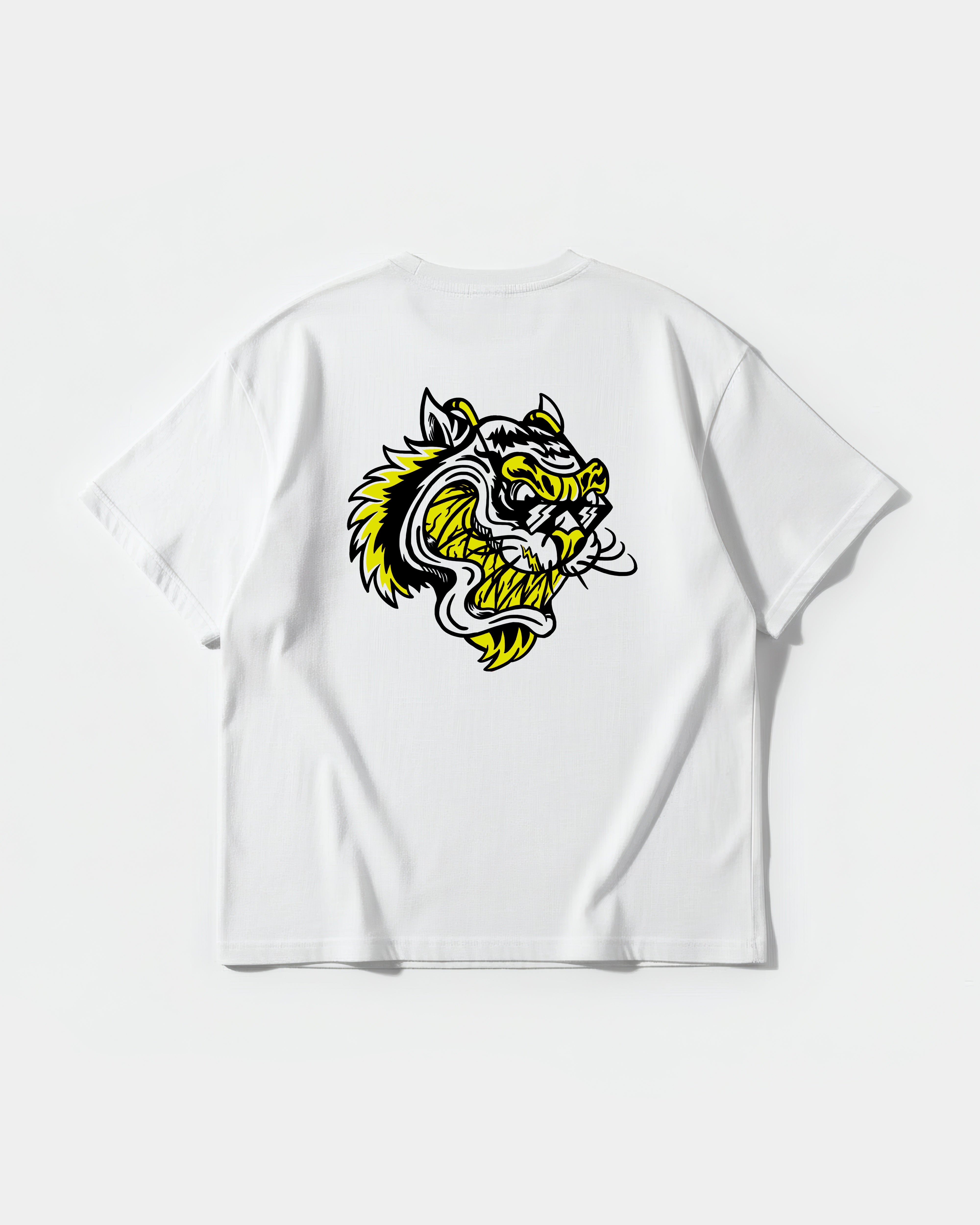 Camiseta Rockstar Tiger Big Back Oversize Basic
