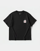 Camiseta Hot Friday White Pocket Front Oversize Basic Negro