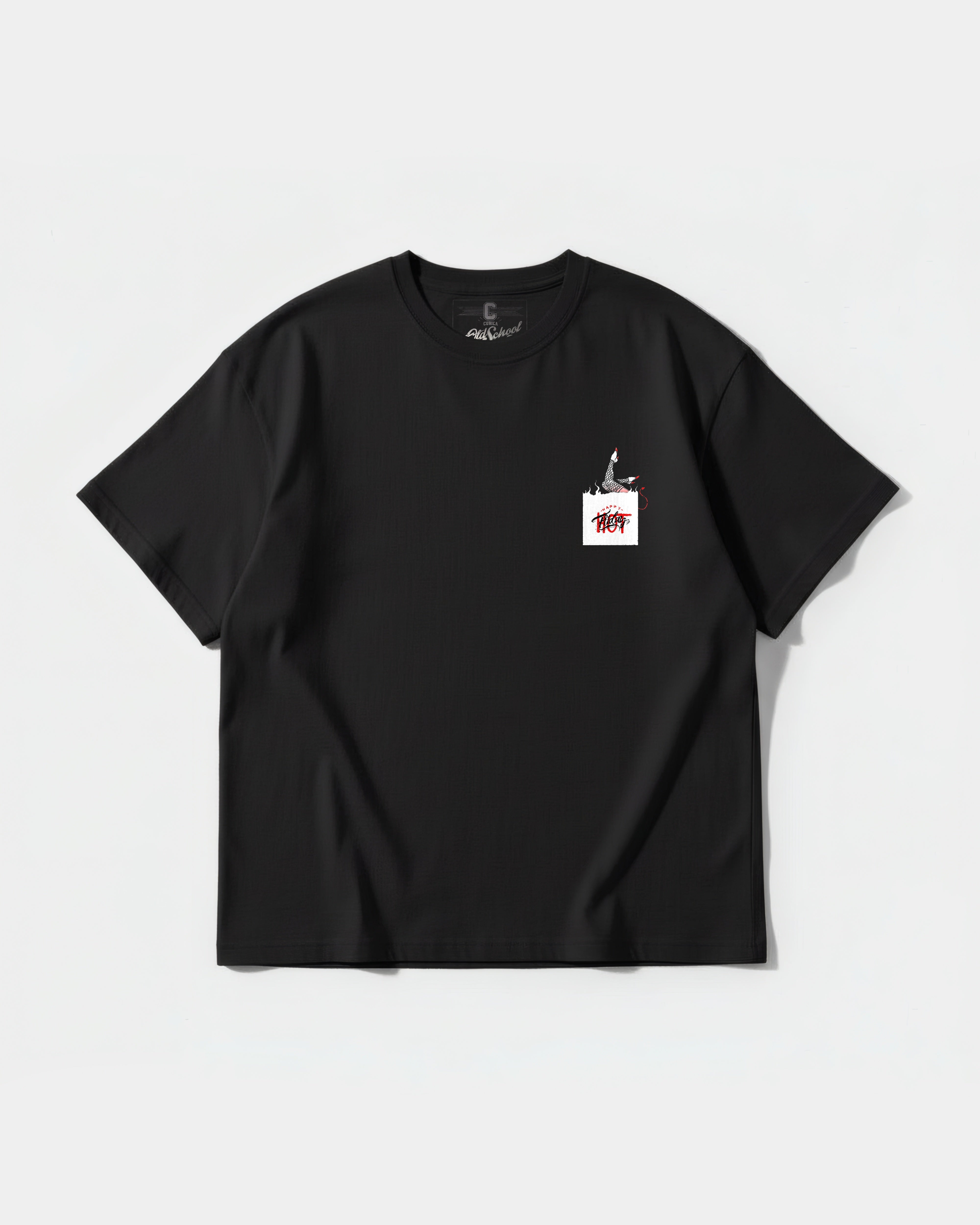 Hot Friday Pocket Front Oversize Basic T-shirt