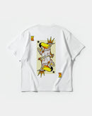 Camiseta King S Cocktail Big Back Oversize Basic Blanco