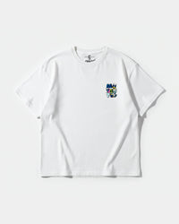 Camiseta Mutantes Pocket Front Oversize Basic Blanco