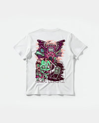 Camiseta Beetlejuice Pocket Front Regular Basic Blanco