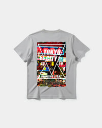 Camiseta Tokyo 2050 Big Back Regular Basic Gris