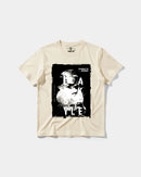 Camiseta Golden Night Big Front Regular Basic Beige
