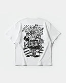 Camiseta Knockout Big Back Oversize Basic Blanco