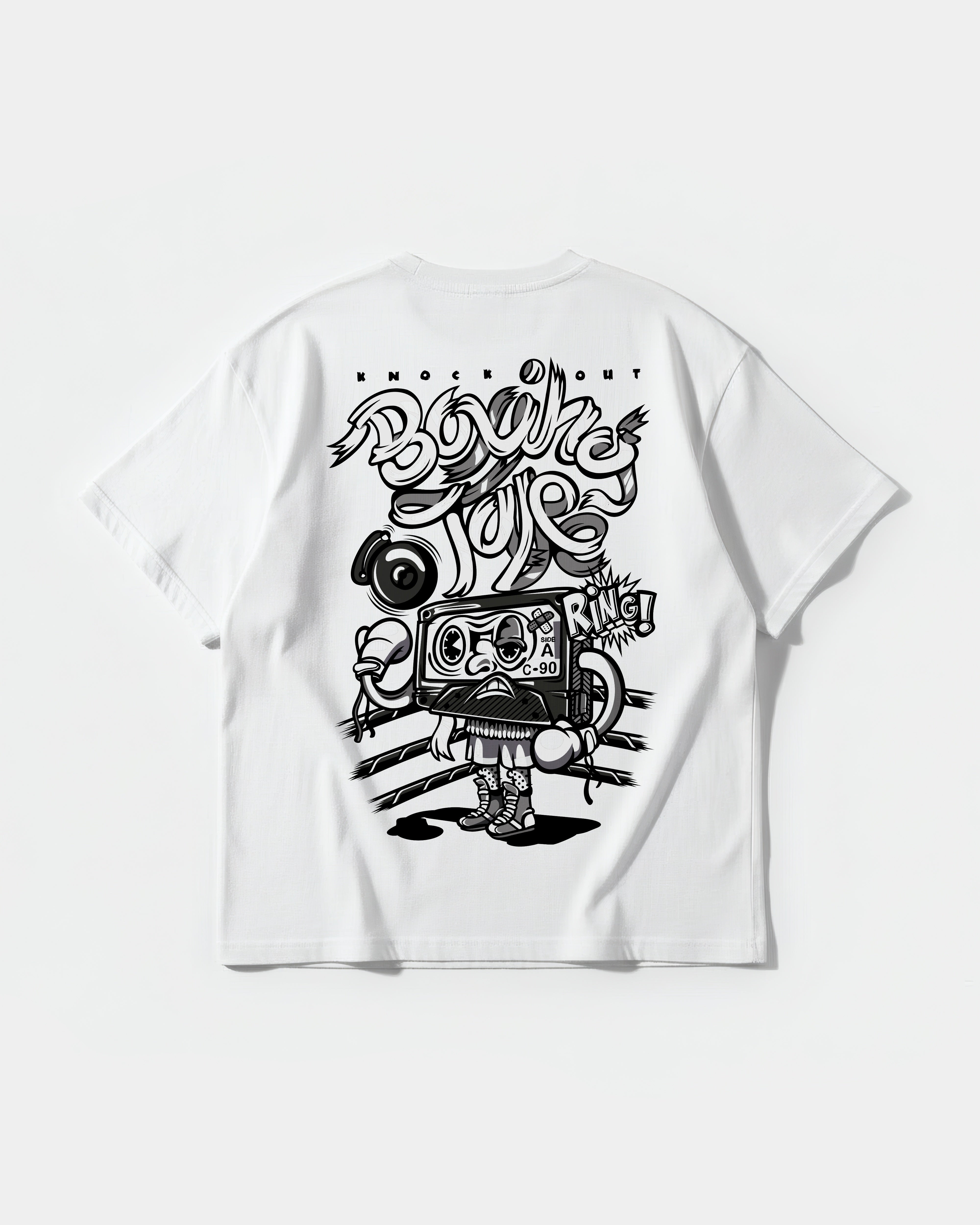 Camiseta Knockout Big Back Oversize Basic