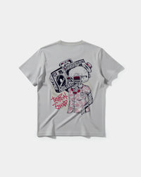 Camiseta Tropical Sound Big Back Regular Basic Gris