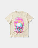 Camiseta Rise In Hell Big Front Regular Basic Beige