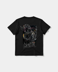 Camiseta Cubica Grateful Big Back Regular Basic Negro