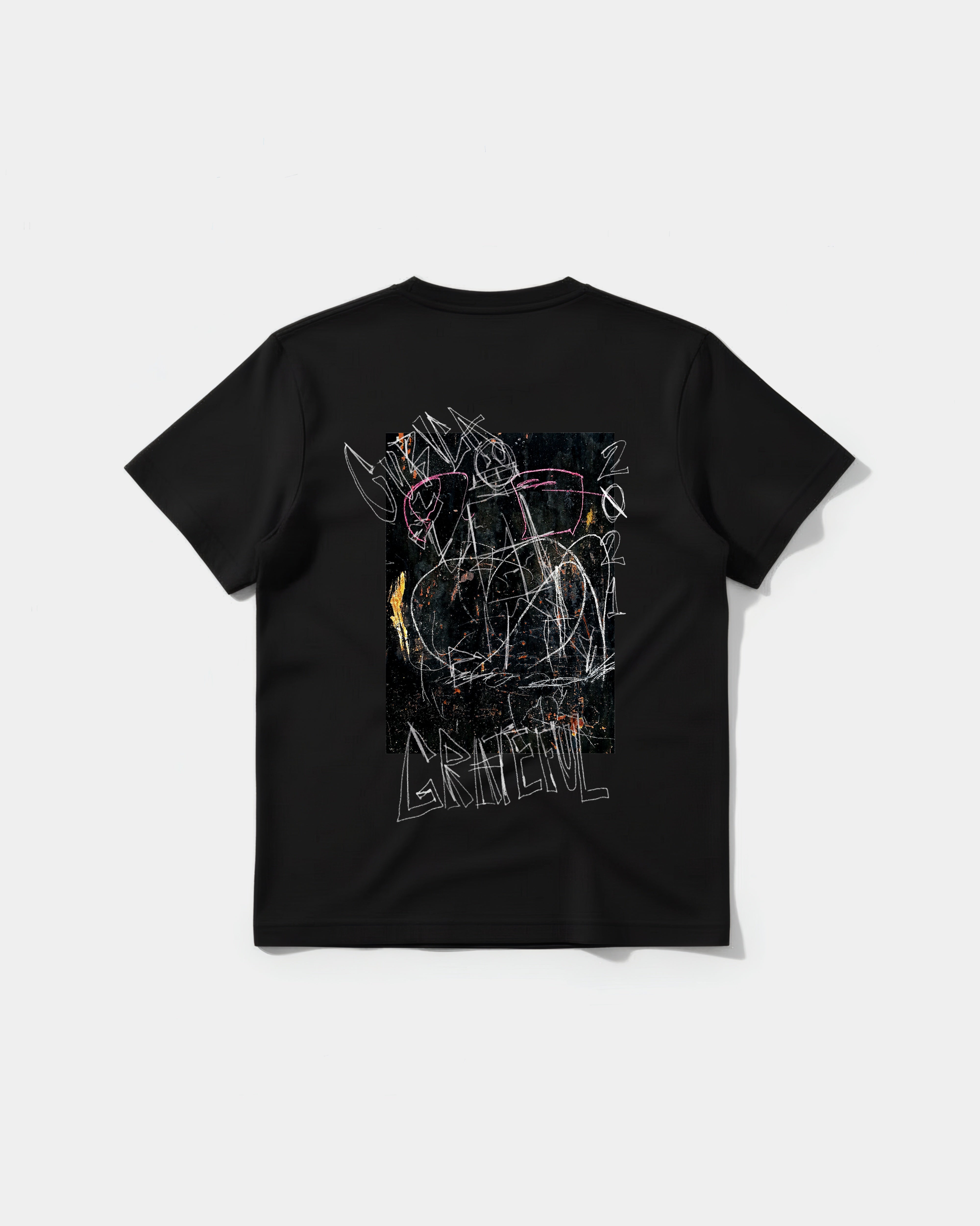 Camiseta Cubica Grateful Big Back Regular Basic
