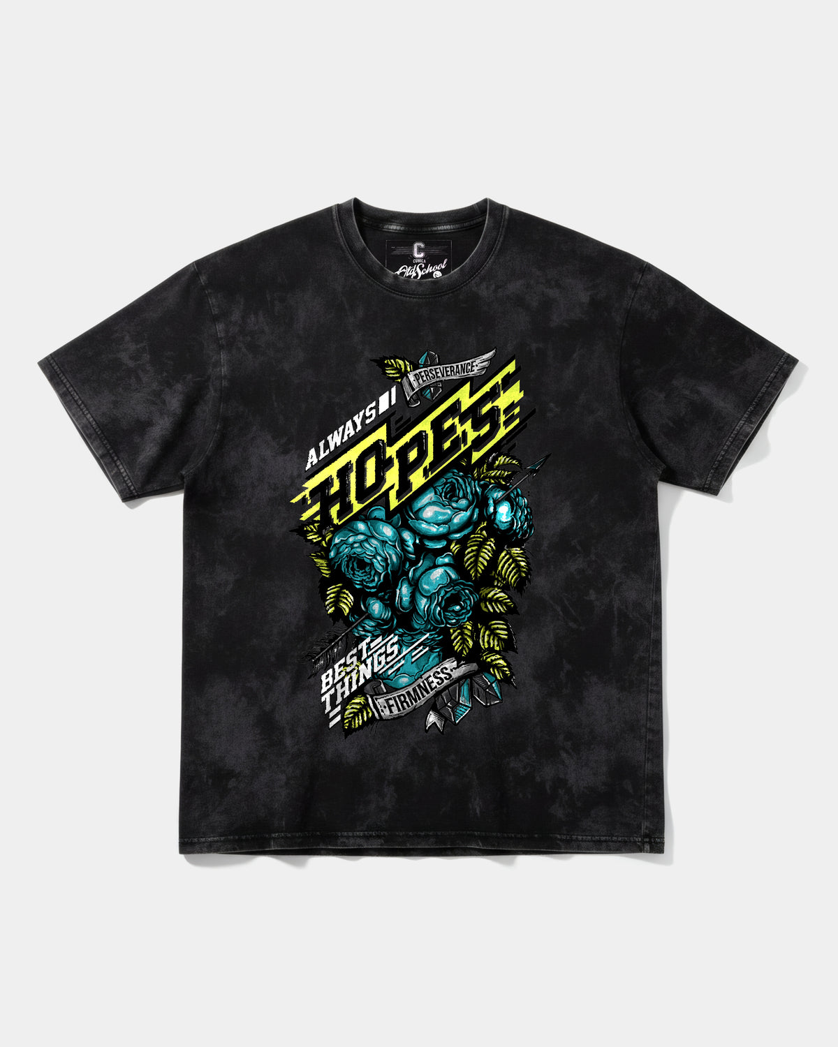 Camiseta Hopes Big Front Oversize Acid