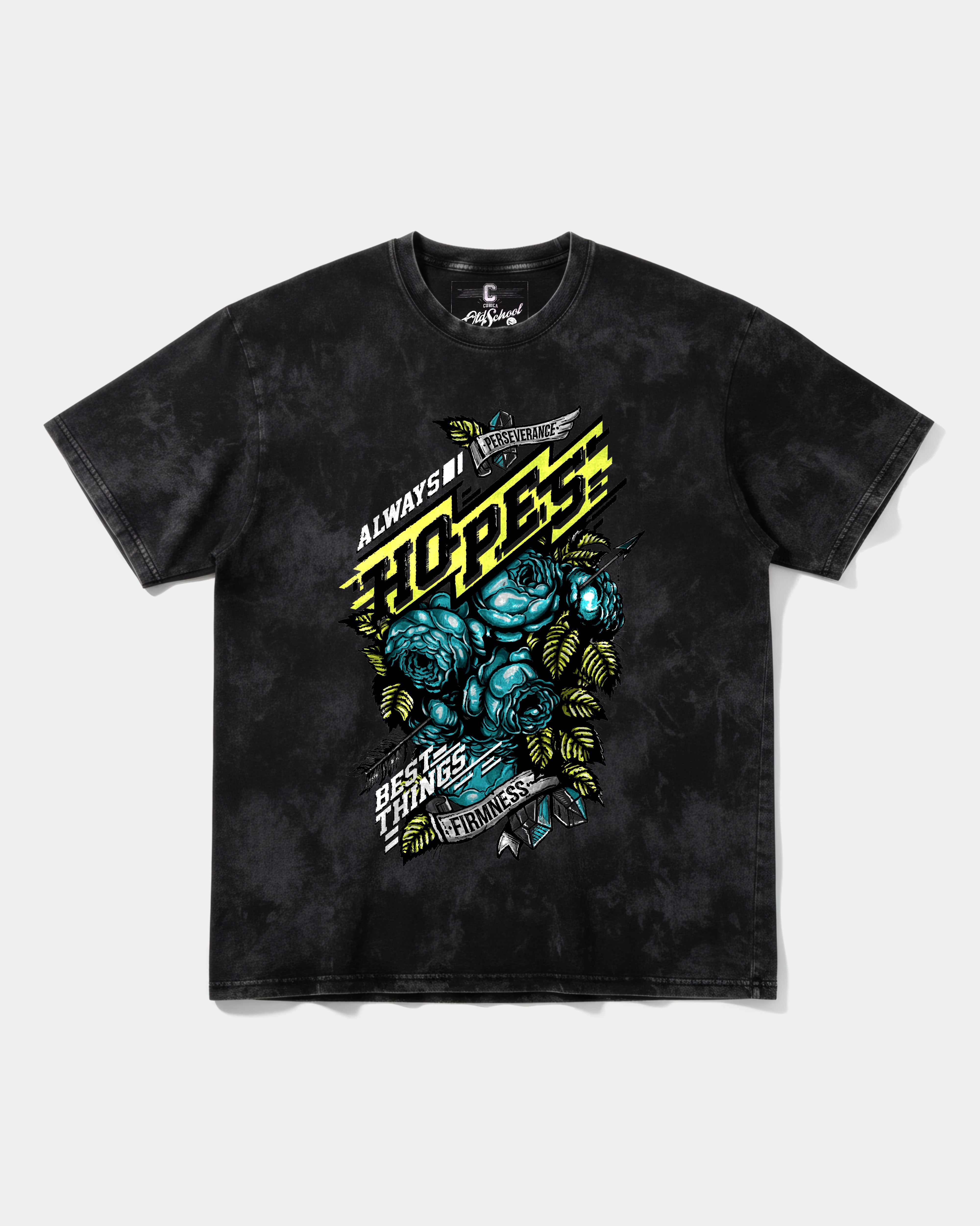 Camiseta Hopes Big Front Oversize Acid
