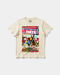 Camiseta Tokyo 2050 Big Front Regular Basic Beige
