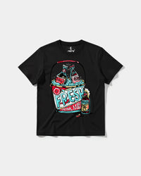 Camiseta Fresh Drink Big Front Regular Basic Negro