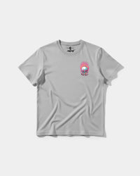 Camiseta Rise In Hell Big Front Regular Basic Gris