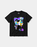 Camiseta Enjoy Sweet Play Big Front Regular Basic Negro