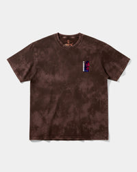 Camiseta Homies White Pocket Front Oversize Acid Marron
