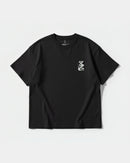 Camiseta Green Kisses Pocket Front Oversize Basic Negro