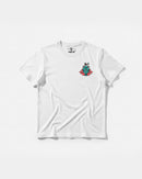 Camiseta Oso Con Gorra Pocket Front Regular Basic Blanco