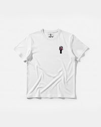 Camiseta Hands M Pocket Front Regular Basic Blanco
